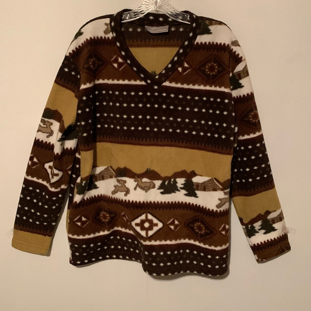American Spirit Fleecy Pullover NWOT